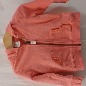 Carter's infant girls full zip hoodie. Pink 12 Mos